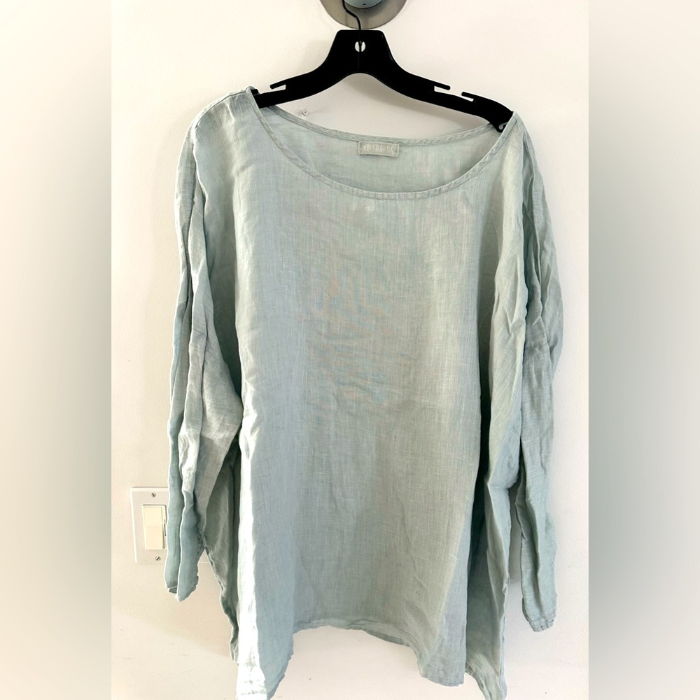 CP Shades light blue tunic.